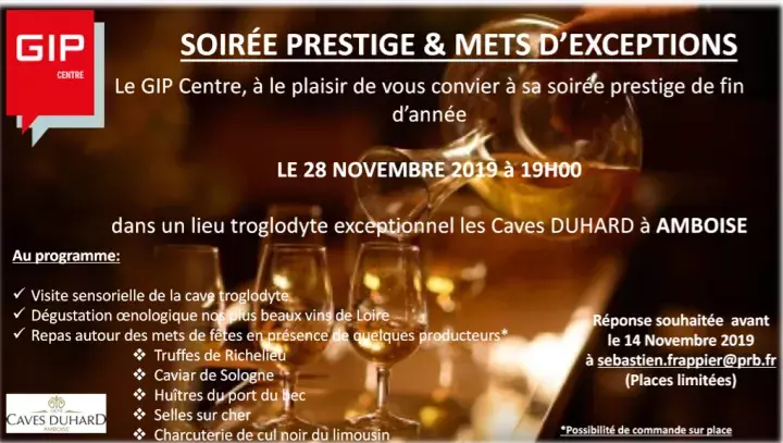 SOIREE DE FIN D'ANNEE GIP CENTRE VAL DE LOIRE